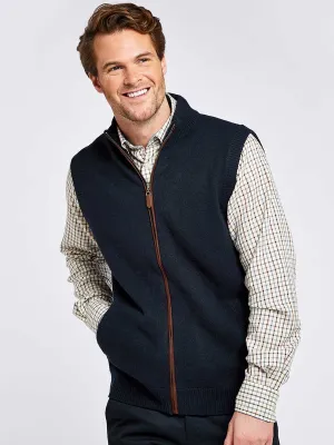 30% OFF DUBARRY Upperwood Wool Blend Knit Gilet - Men's - Navy