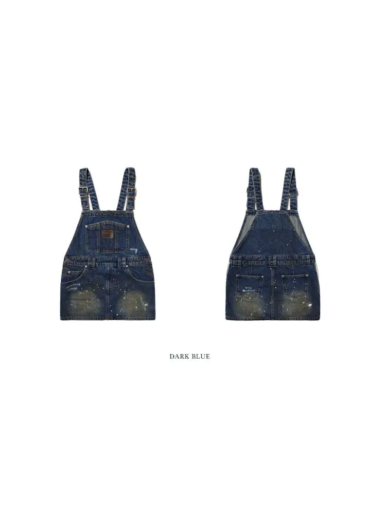 Adjustable Short Denim Back Dress【s0000008580】