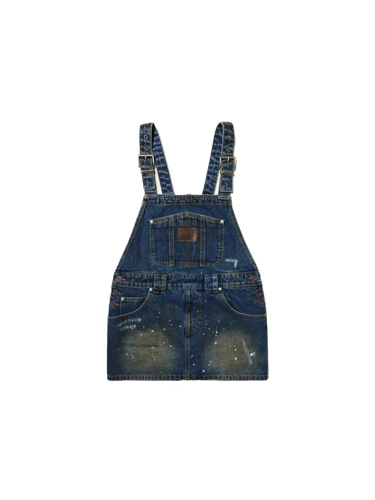 Adjustable Short Denim Back Dress【s0000008580】