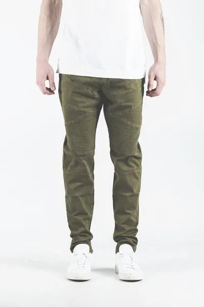 Bad Biker Denim (Olive)