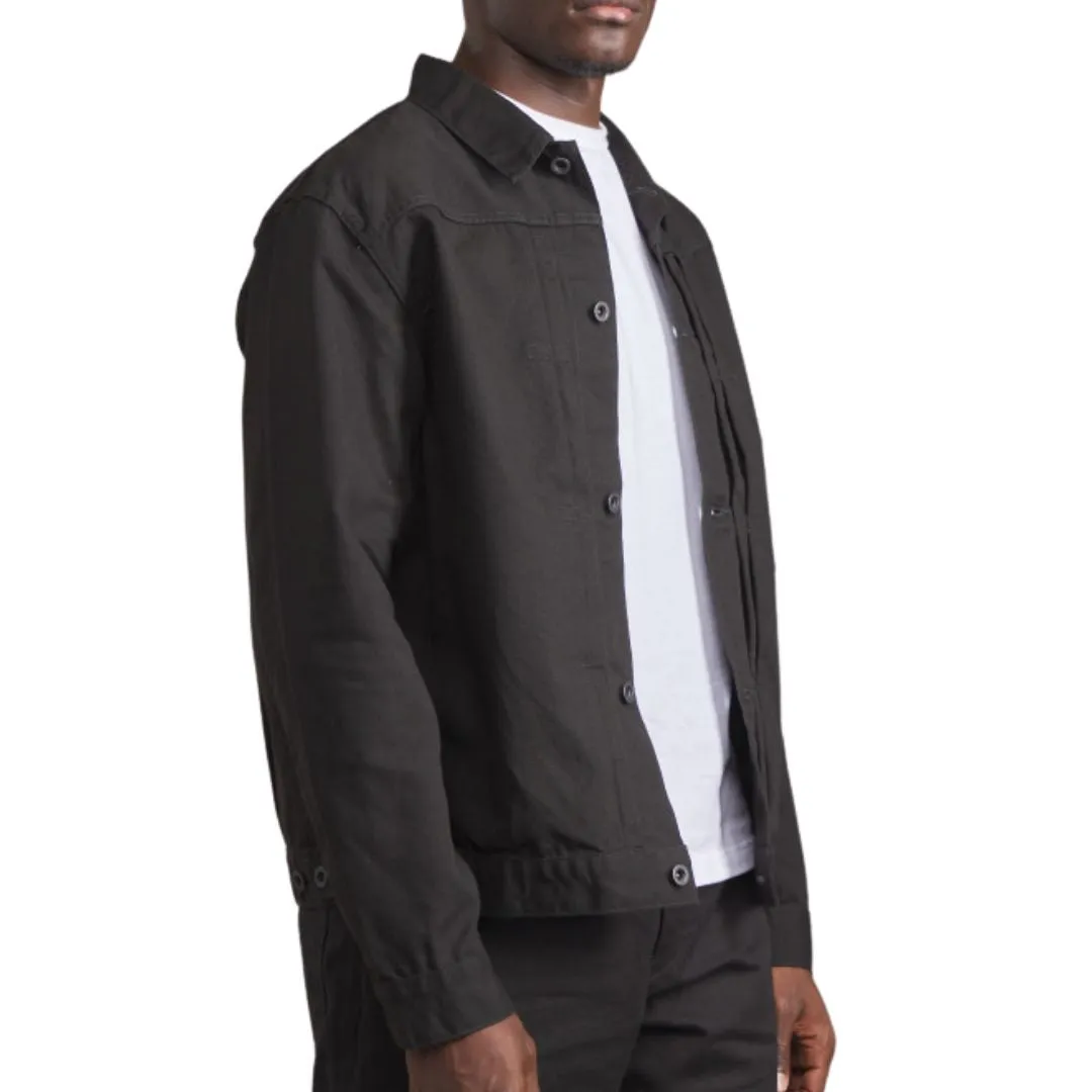 Black Cotton Duck Jacket