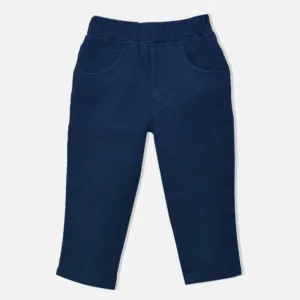 Blue Elasticated Waist Pants