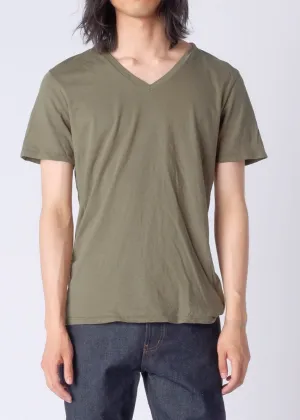 Brooklyn Denim Co. Organic Cotton V-Neck T-Shirt - Beech Bark