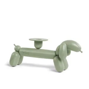 Can-Dog Green Envy Candleholder