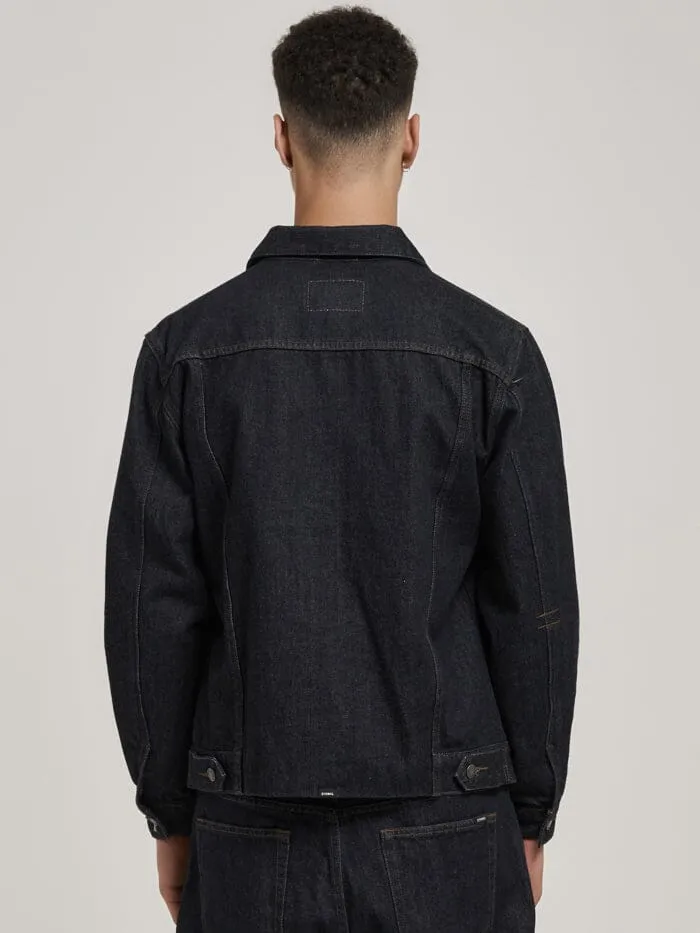 Canyon Oversized Denim Jacket - Raw Indigo