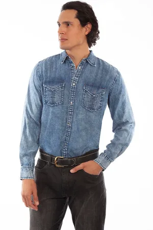 Denim Button-up