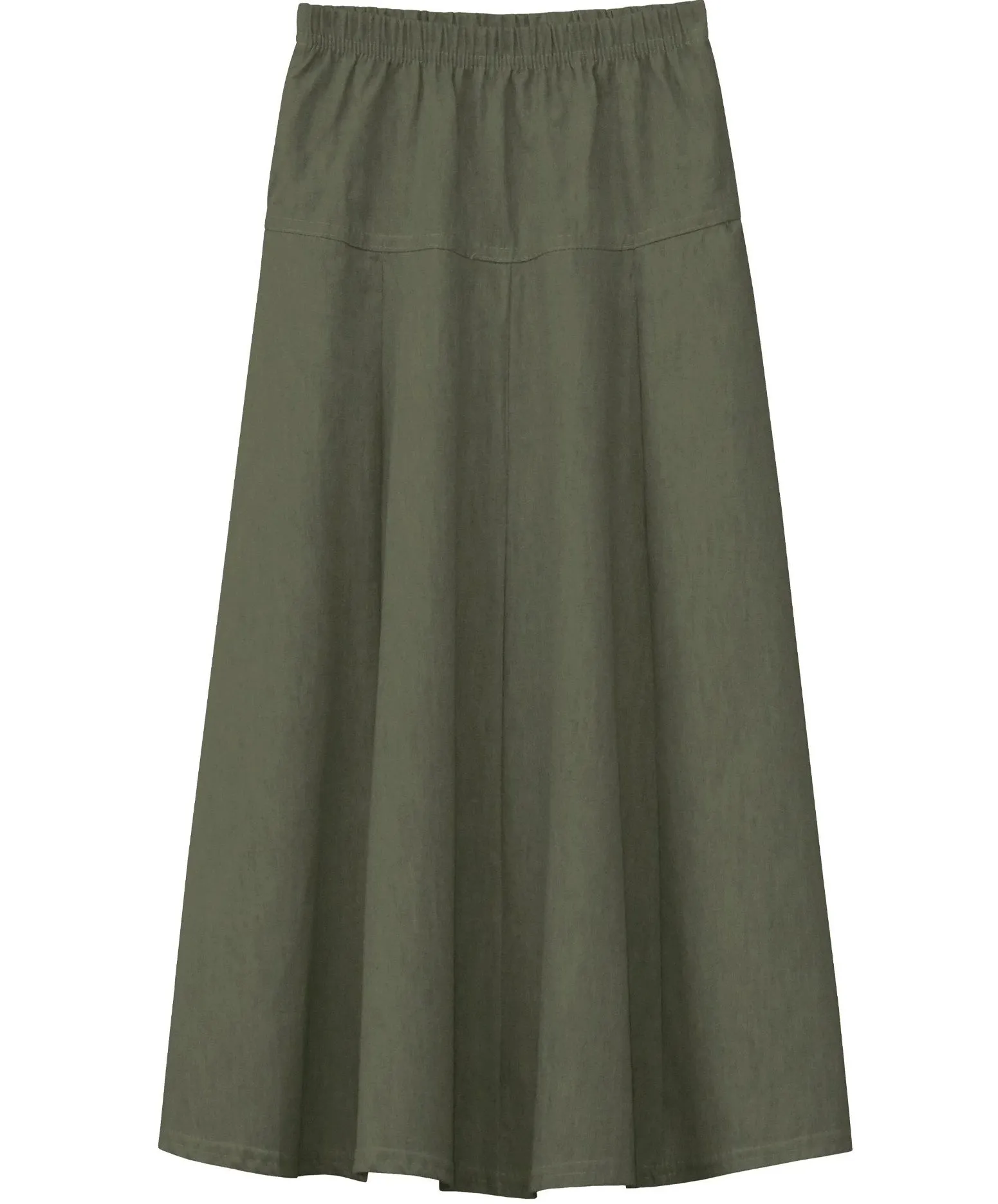 Ultra-Soft, Lightweight Fit-and-Flare Denim Maxi Skirt for Girls, Ages 4-18 Years Old