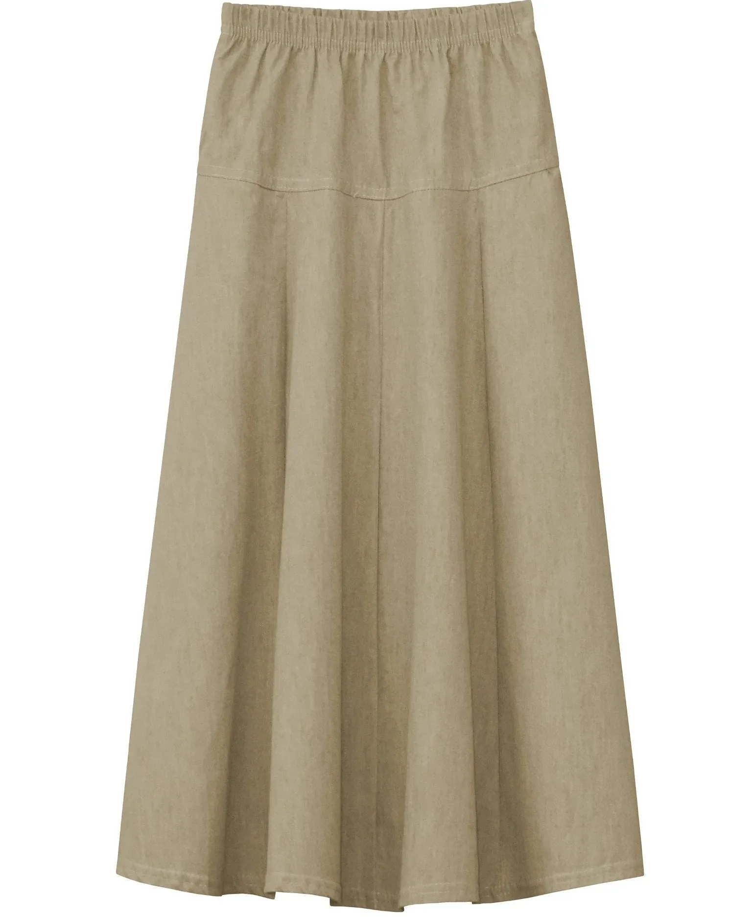 Ultra-Soft, Lightweight Fit-and-Flare Denim Maxi Skirt for Girls, Ages 4-18 Years Old