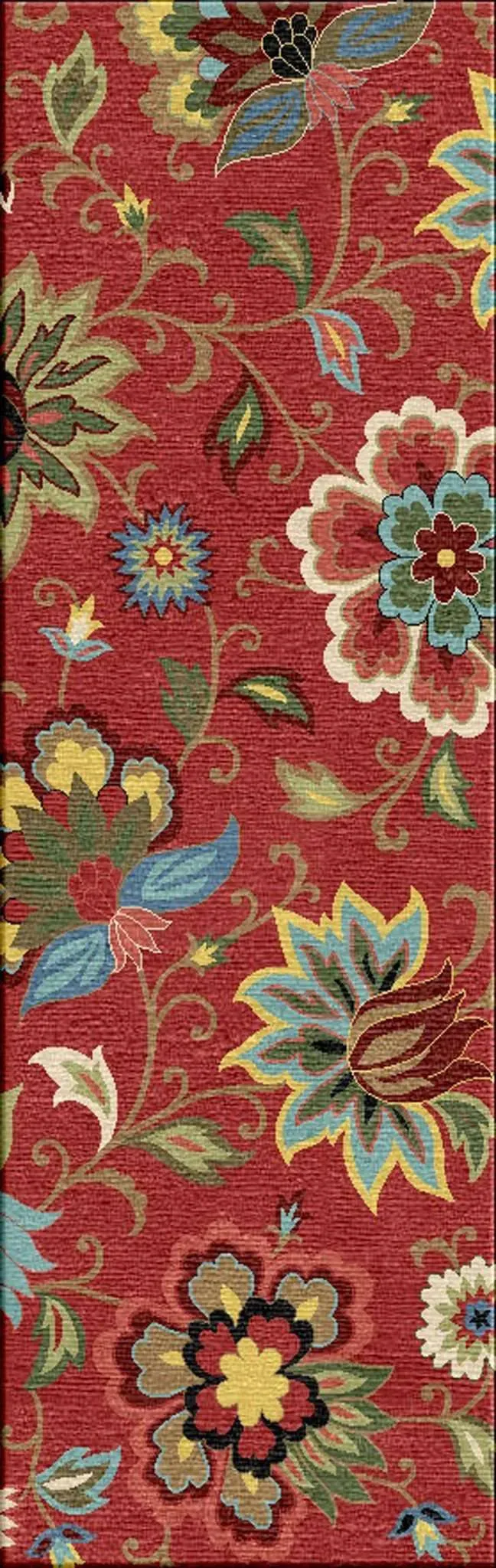 Hacienda HAC11 Red Rug