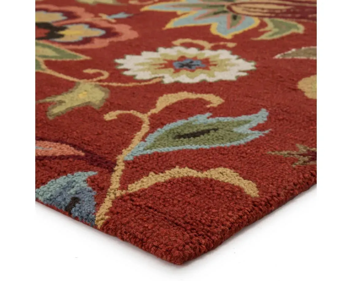 Hacienda HAC11 Red Rug