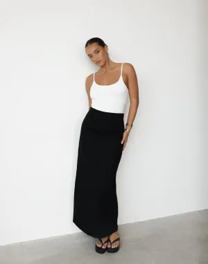 Kristen Maxi Skirt (Black)