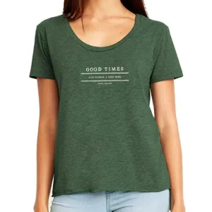 Ladies Festival Scoop Tee Good Times