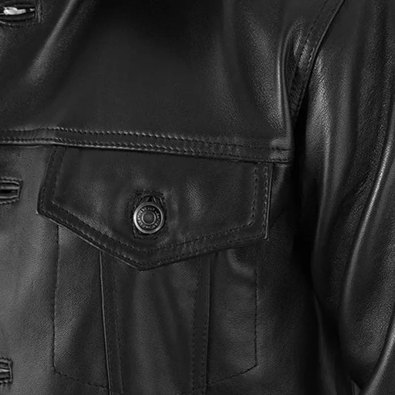 LEATHER SHERPA JACKET