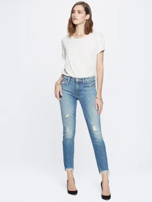 Mother - The Flirt Fray Jeans in Cold Feet