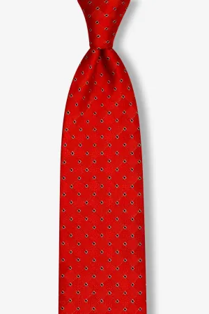 Phoenix Red Dotted Traditional Tie