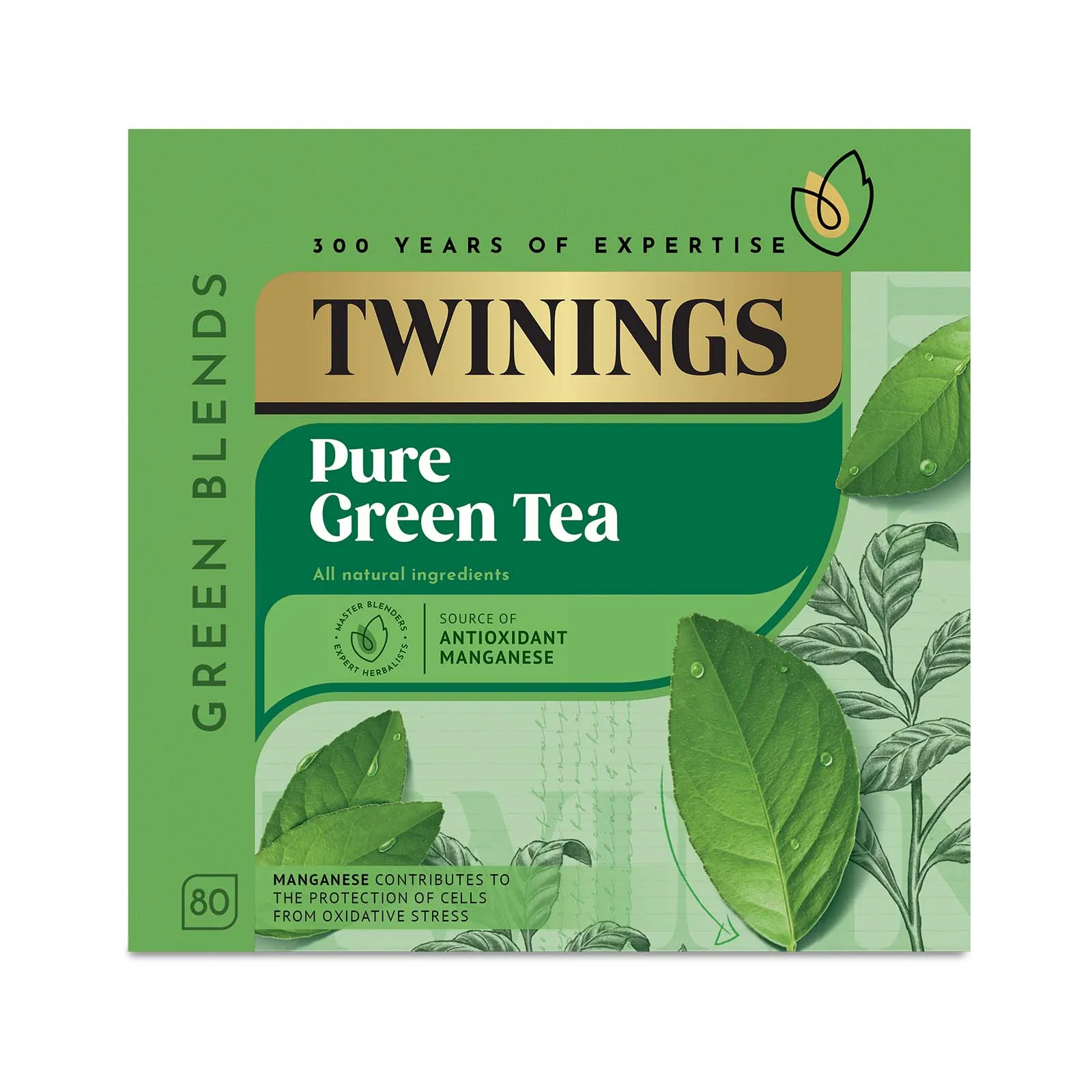 Pure Green Tea - 80 Tea Bags