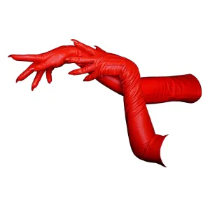 RED OPERA NAIL GLOVES