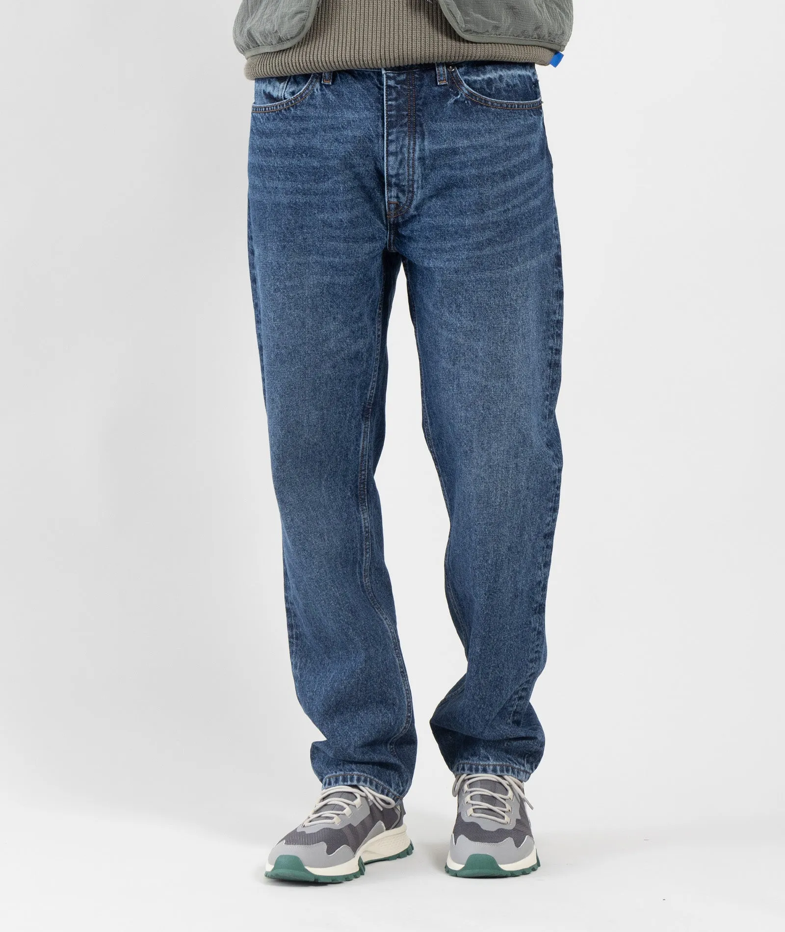 Regular Five Pocket Jeans - Indigo Washed