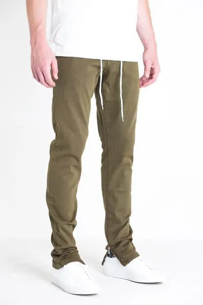 SILHOUETTE PANTS (OLIVE)