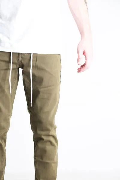 SILHOUETTE PANTS (OLIVE)