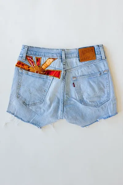 Sun Pocket Upcycled Levi's Shorts - #12