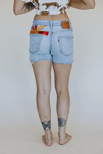 Sun Pocket Upcycled Levi's Shorts - #12