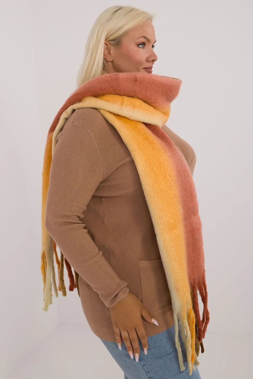 TEEK - Color Blend Fringe Scarf