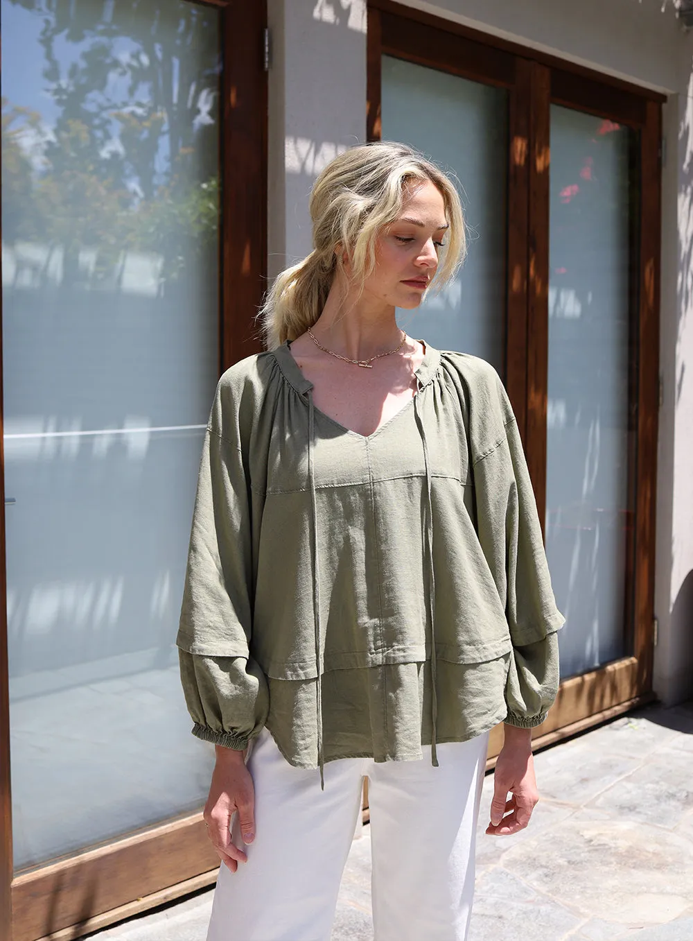 Vera Top-OLIVE