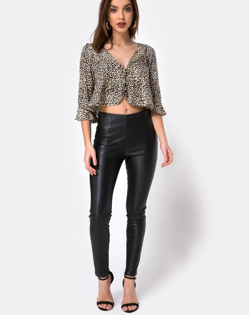 Vinequa Top in Rar Leopard