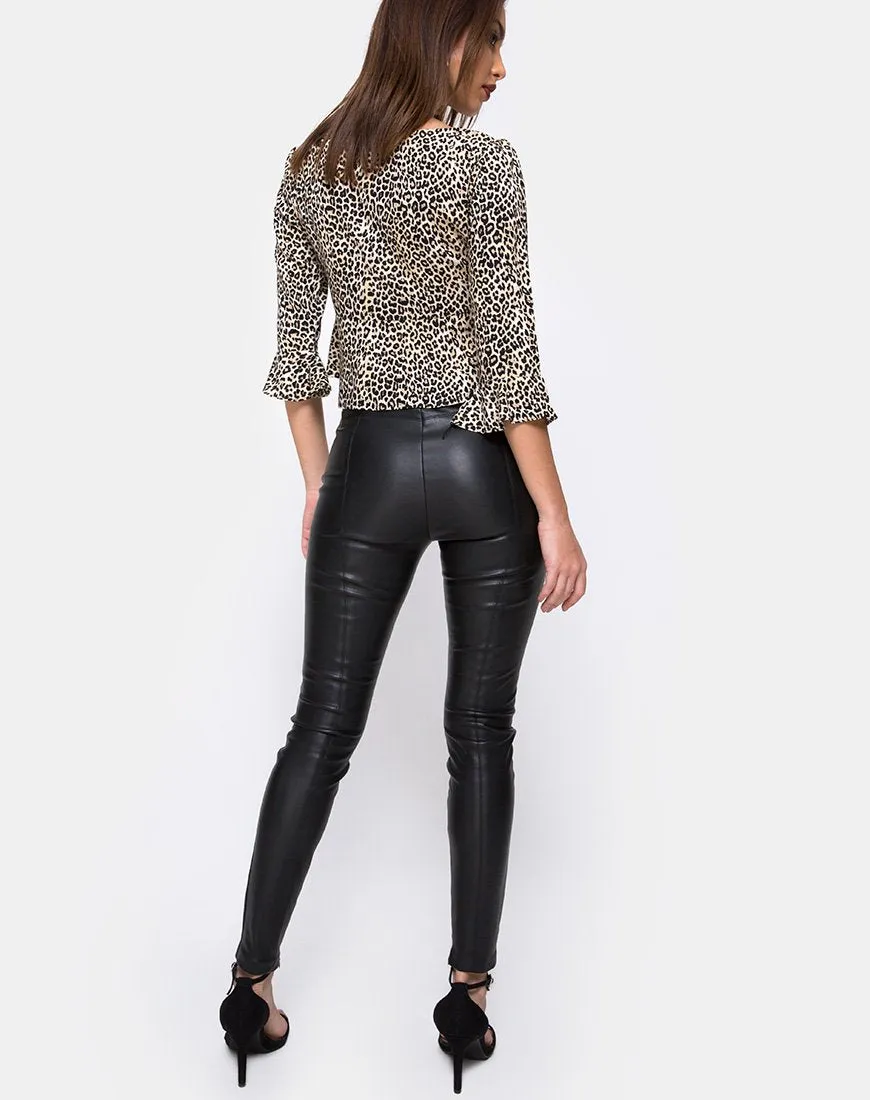 Vinequa Top in Rar Leopard